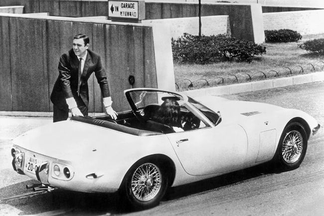 best bond cars Toyota 2000GT Roadster best bond cars Toyota 2000GT Roadster