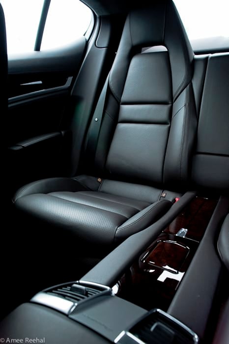 2010 Porsche Panamera S interior rear seat