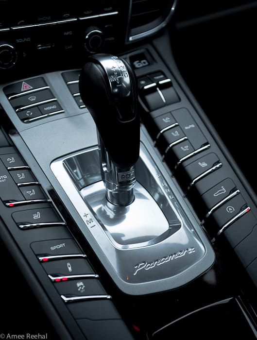 2010 Porsche Panamera S gear shifter