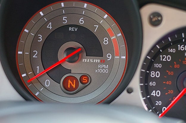 2011 Nissan 370Z NISMO tach