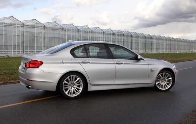 2011 BMW 550i xDrive Review rear