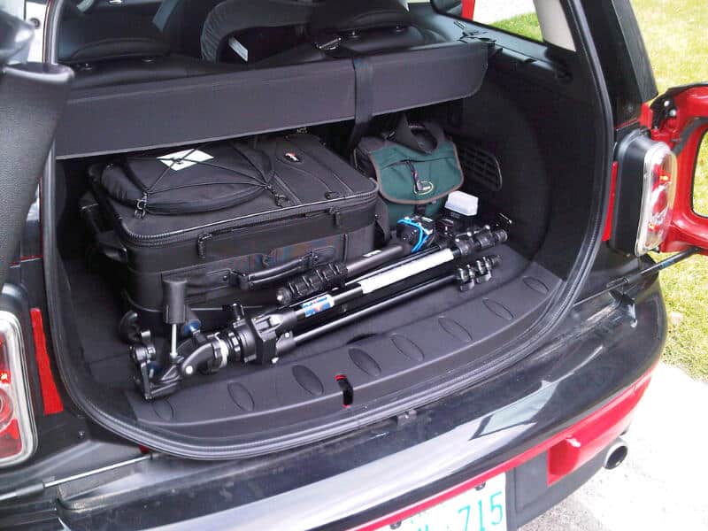 2011 MINI Cooper Clubman rear trunk space