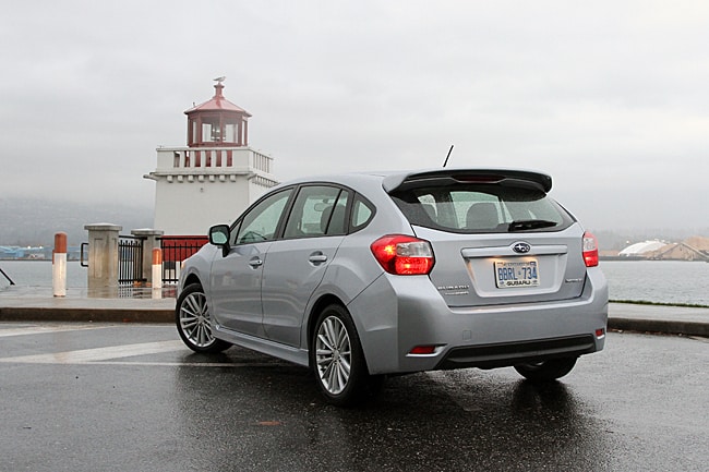 2012 Subaru Impreza rear