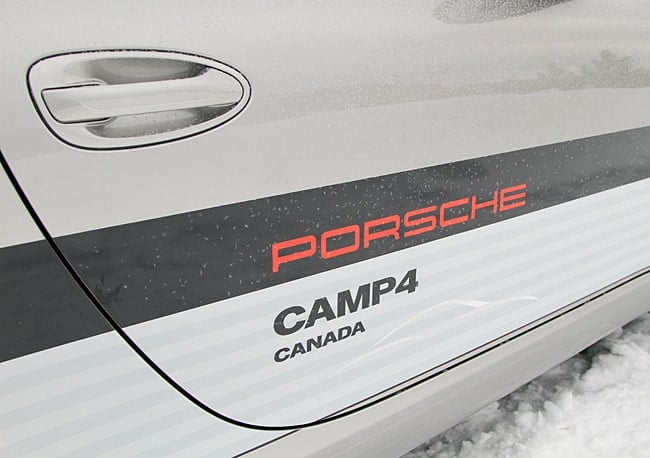 Porsche Camp4 Canada logo on 911 side 