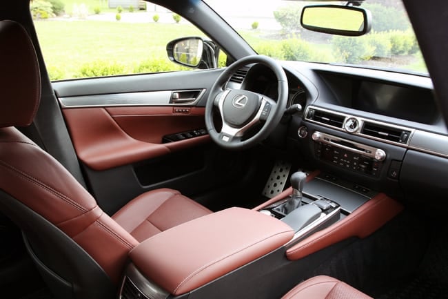 2013 Lexus GS 350 F-Sport AWD interior front cabin