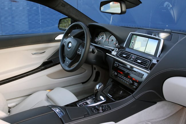 2012 BMW 650i xDrive interior front