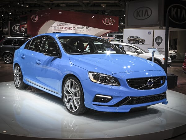 Blue 2015 Volvo S60