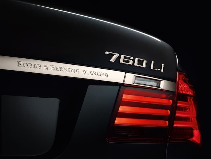 Special BMW 7 Series inspired by German silversmith Robbe & Berking.