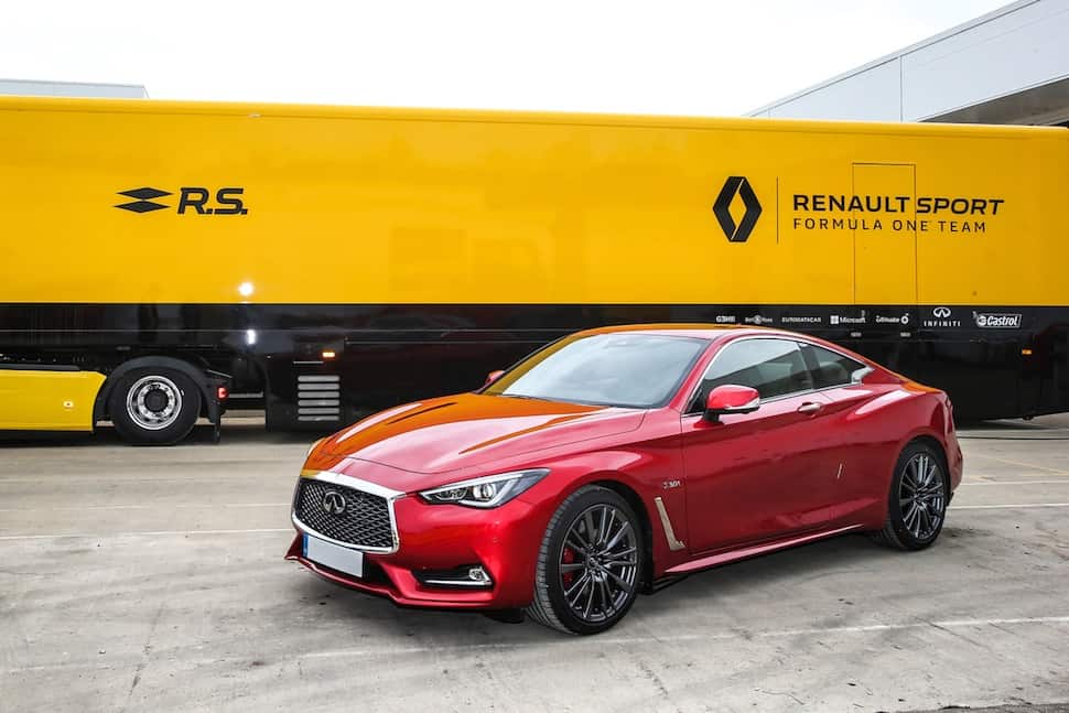 INFINITI provides Q60S coupe to Renault Sport Formula One Team M