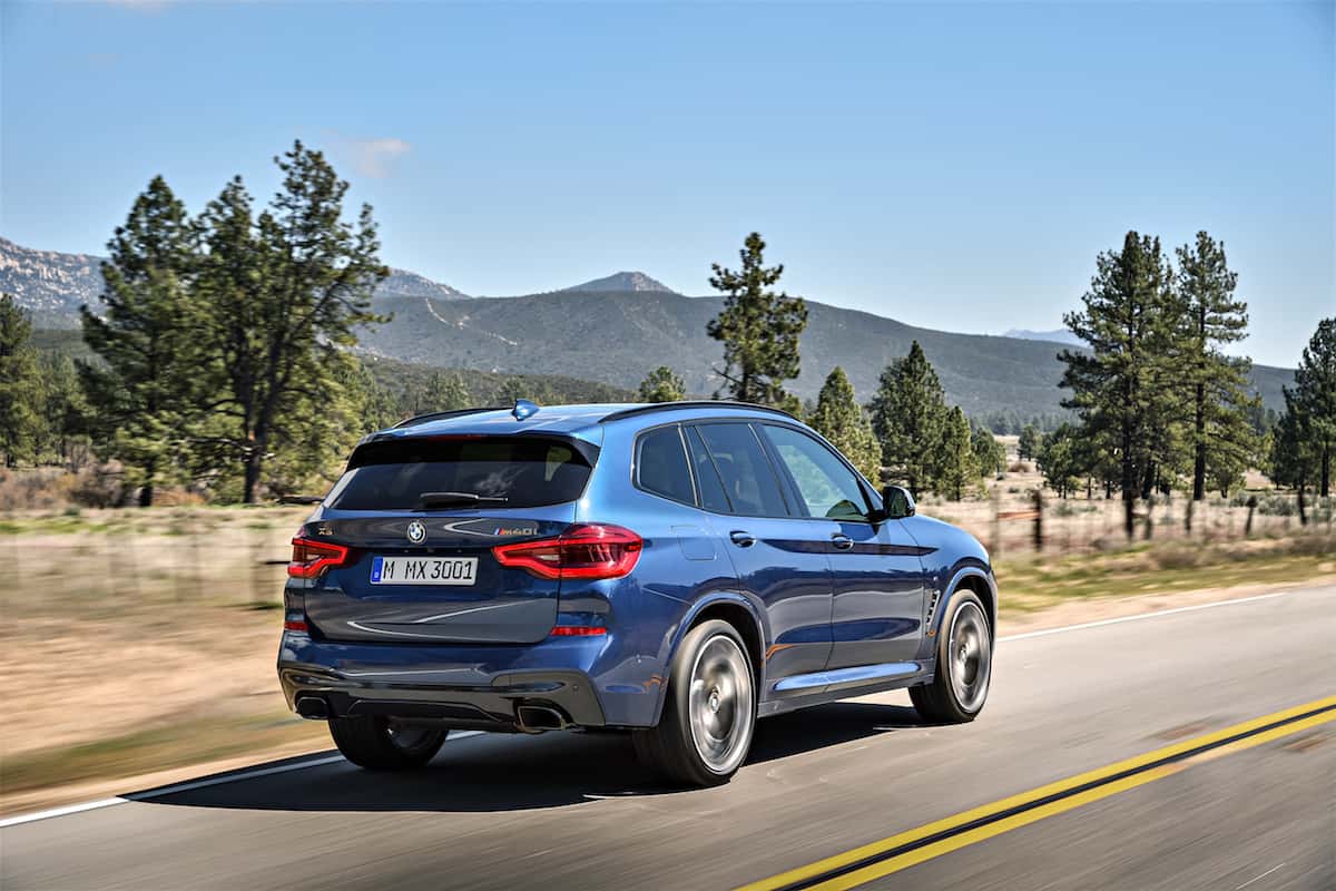 2018 BMW X3 rear rolling