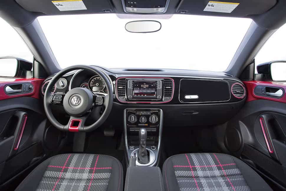 2017 VW Beetle Pink Edition Review interior