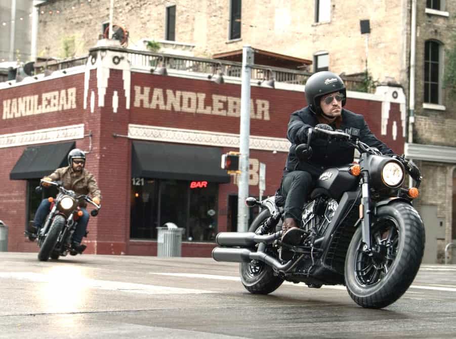 2018 Indian Scout Bobber ridding