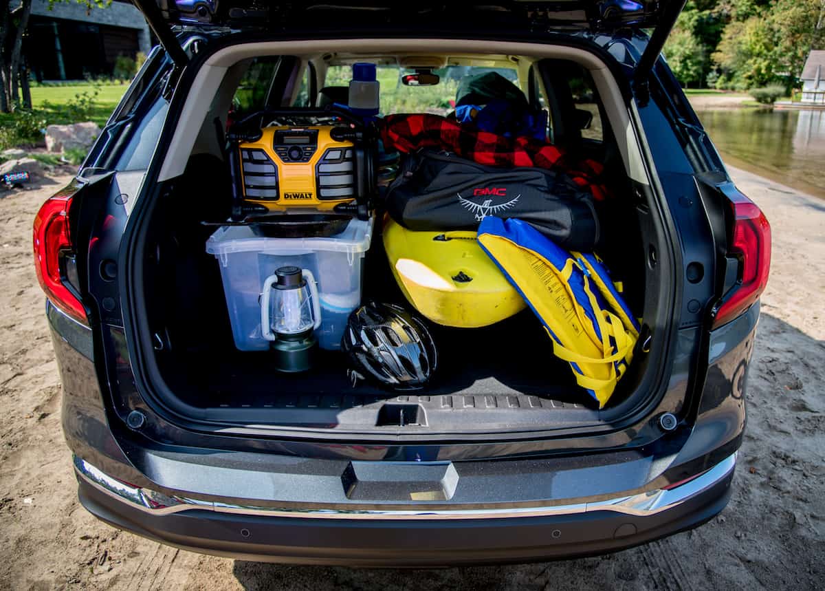 2018 GMC Terrain rear cargo