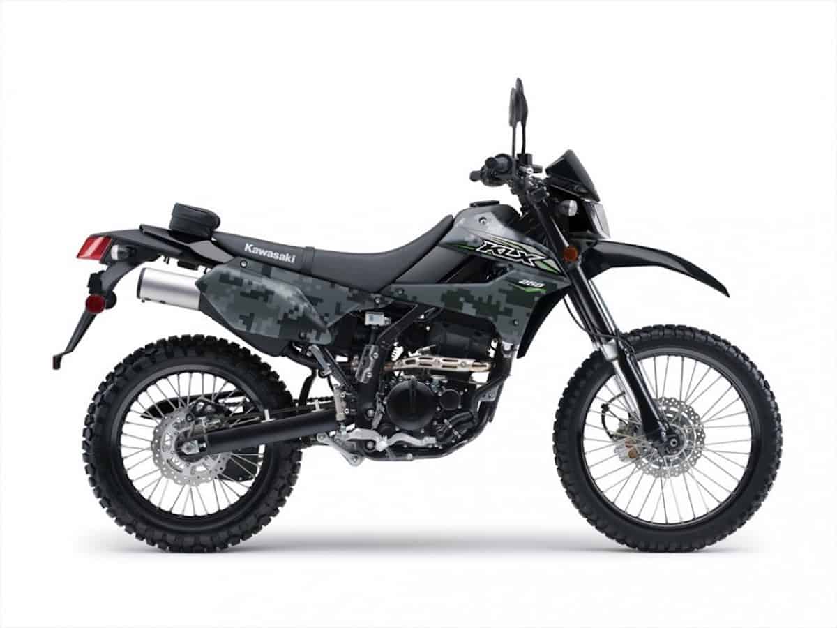 2018 Kawasaki KLX250 camo edition