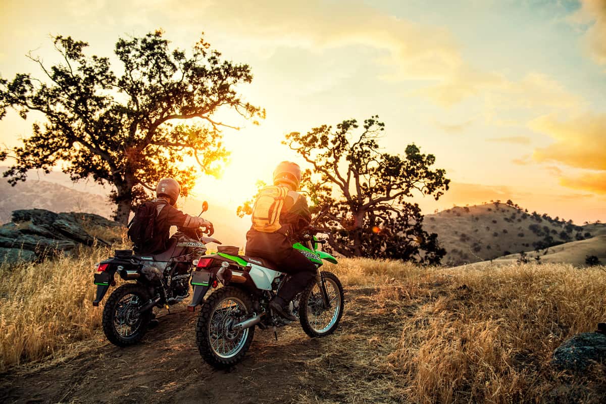 2018 Kawasaki KLX250 rear