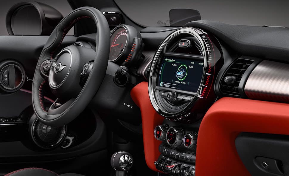 2017 Mini Clubman John Cooper Works interior centre stack