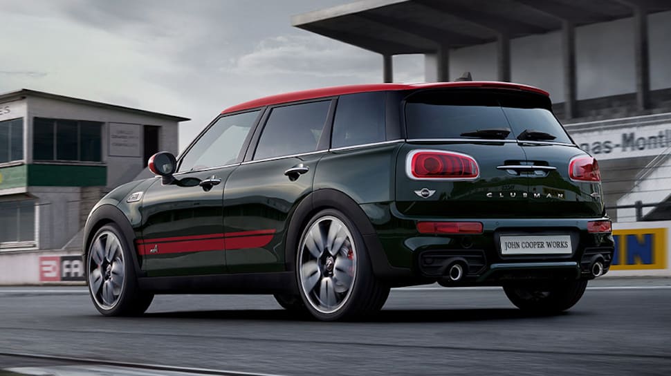 2017 Mini Clubman John Cooper Works rear view