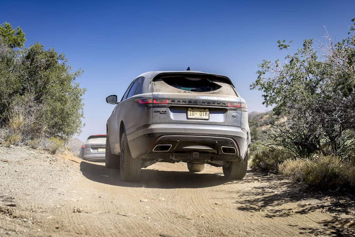 2018 range rover velar review off road rear