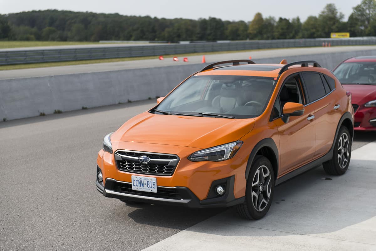 2018 subaru crosstrek review track orange