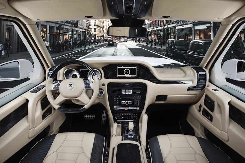 ares design x raid g63 suv cabin