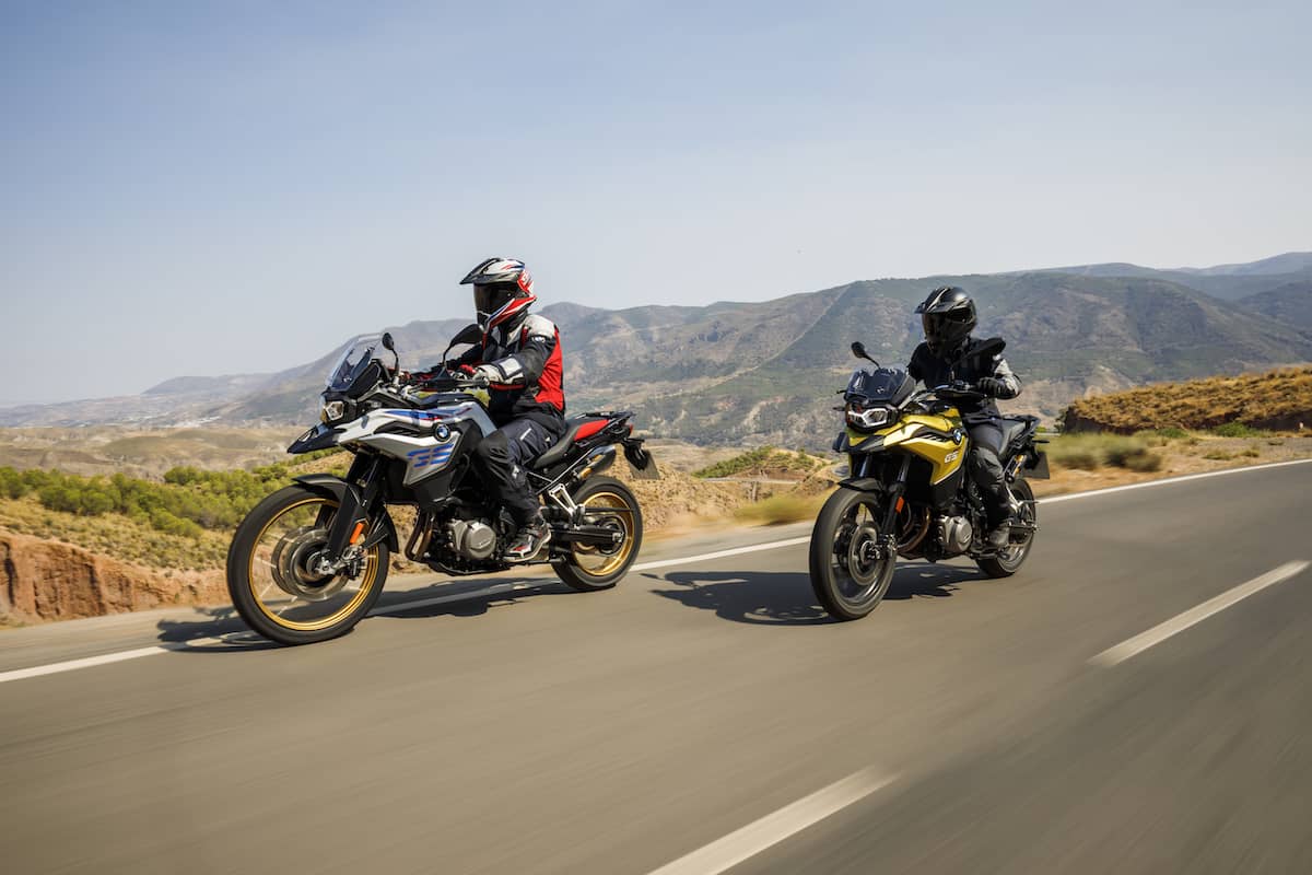 2018 F 750 GS and F 850 GS riding highway