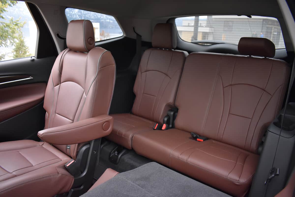 2018 Buick Enclave First Drive Review rear seats