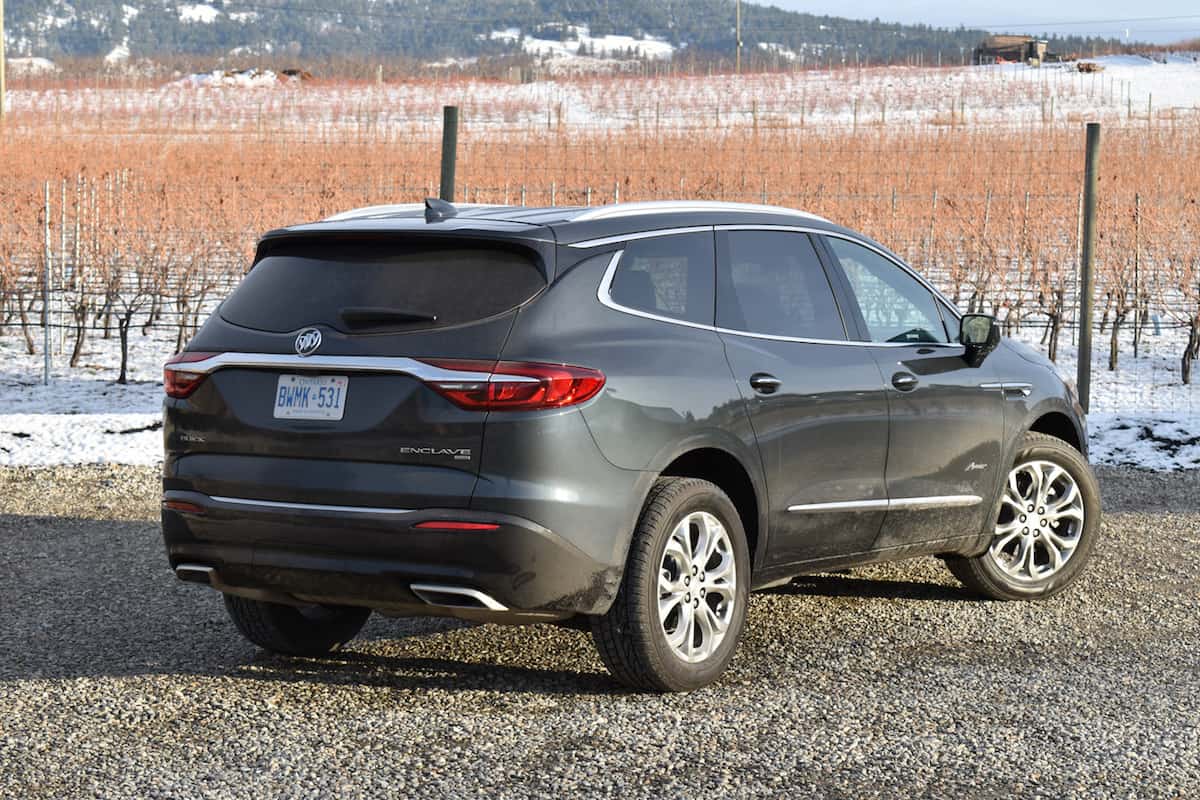 2018 Buick Enclave First Drive Review rear view side angle