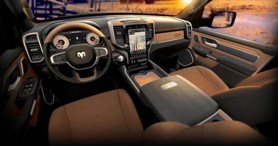 new ram truck Laramie Longhorn – Crew Cab cabin interior